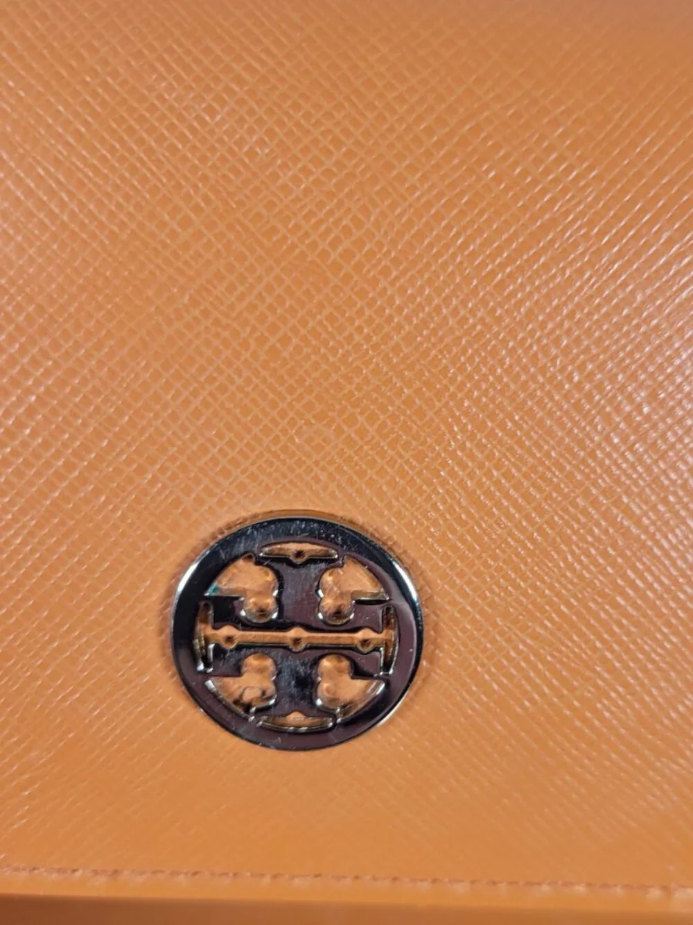 Tory Burch Sunglasses Case - Orange and Cream